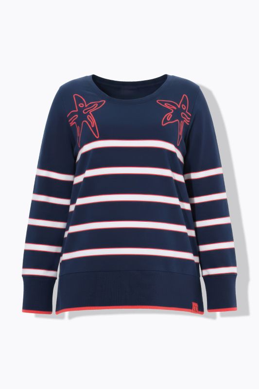 Striped Starfish Sweatshirt
