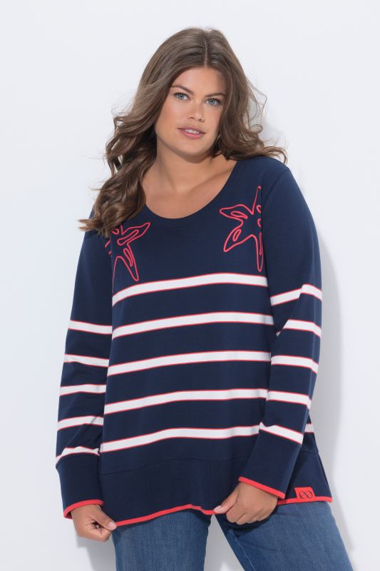 Striped Starfish Sweatshirt