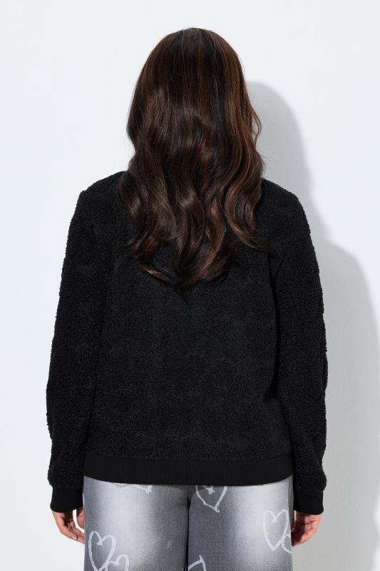 Quilted Heart Teddy Fleece Jacket