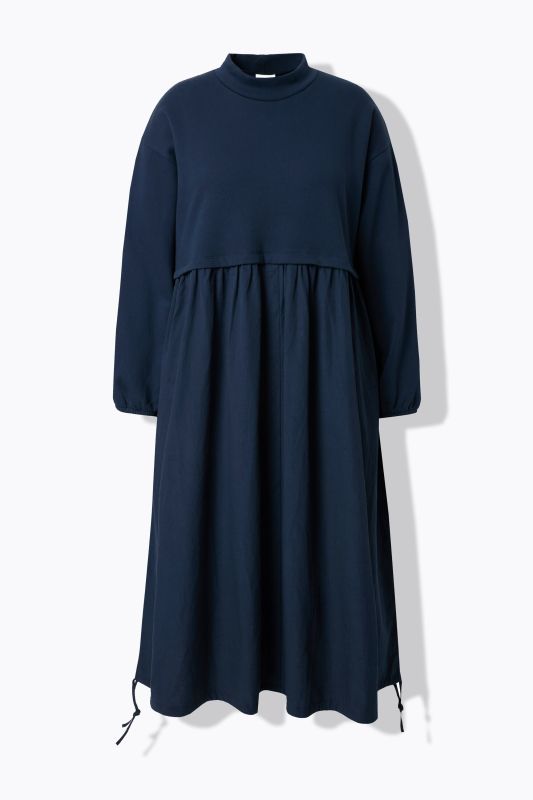 Eco Cotton Drawstring Hem Dress