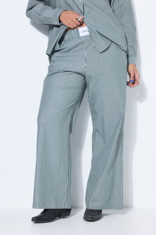 Striped trousers