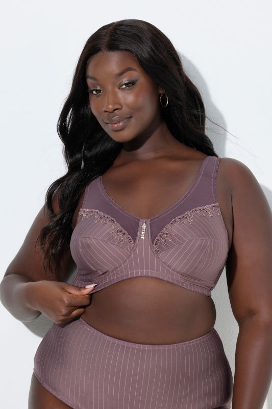 Kelly Pinstripe Support Bra