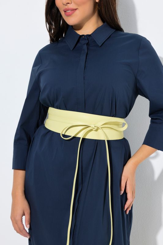 Soft Leather Tie Belt