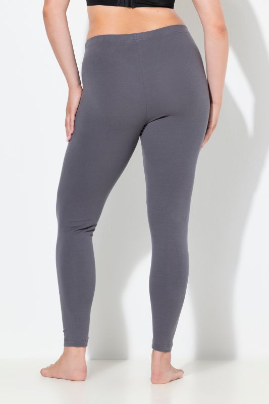 Basic Stretch Knit Ankle Length Leggings
