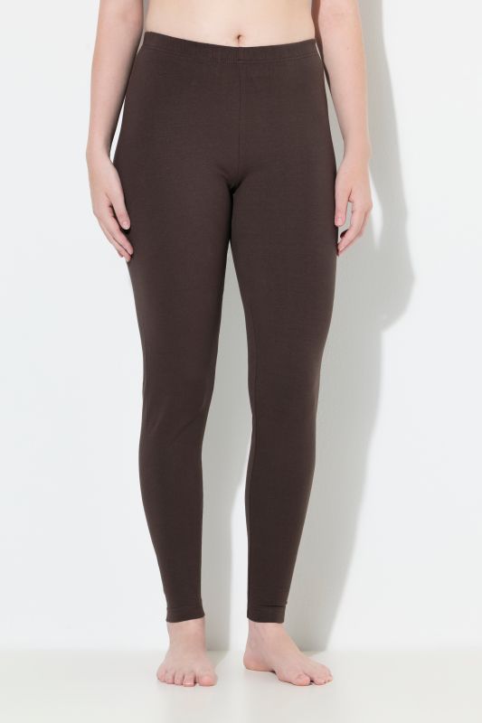 Basic Stretch Knit Ankle Length Leggings