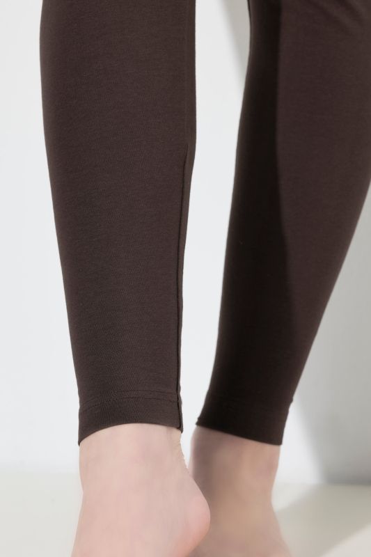 Basic Stretch Knit Ankle Length Leggings