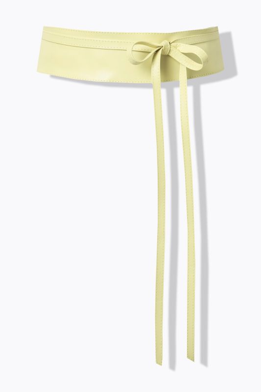 Soft Leather Tie Belt