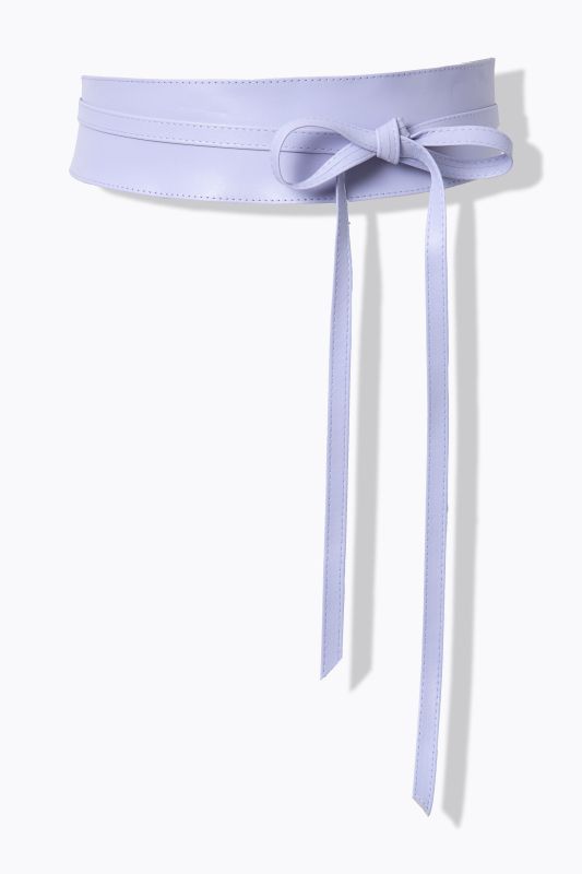 Soft Leather Tie Belt