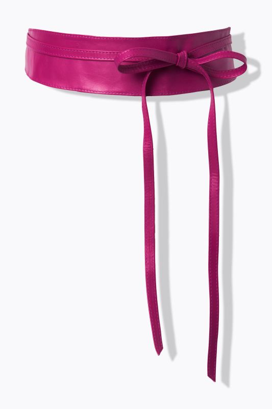 Soft Leather Tie Belt