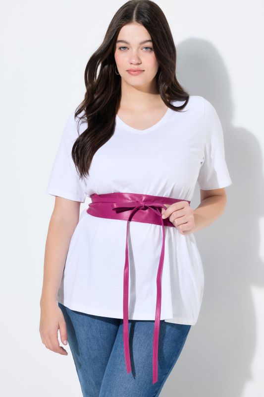 Soft Leather Tie Belt