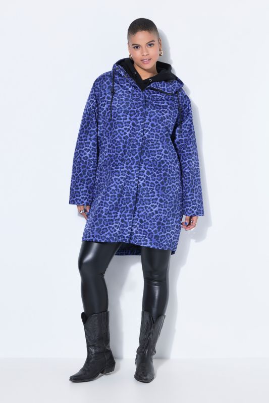 Дъждобран с леопардов принт