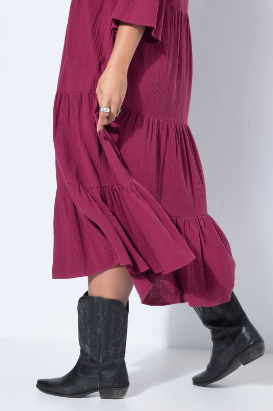 Рокля от муселин с А - линия