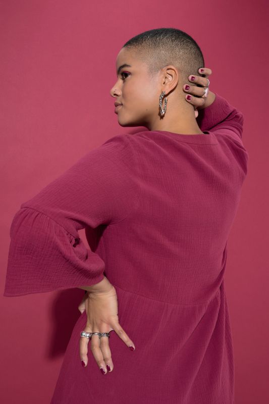 Рокля от муселин с А - линия