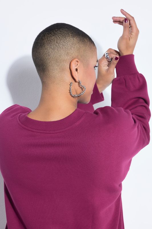 Statement Patch Long Sleeve Sweatshirt