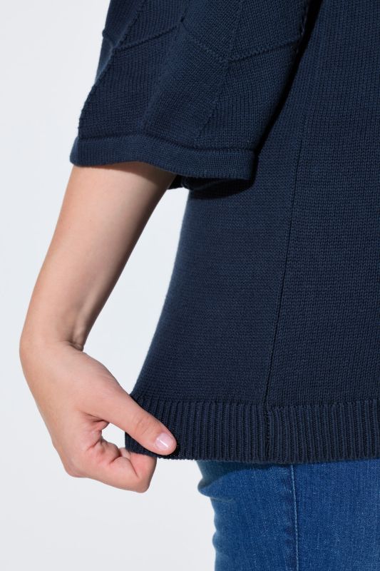 Eco Cotton Panel Knit Sweater