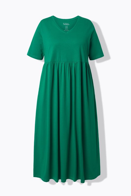 Jersey Empire Waist Short Sleeve Dress