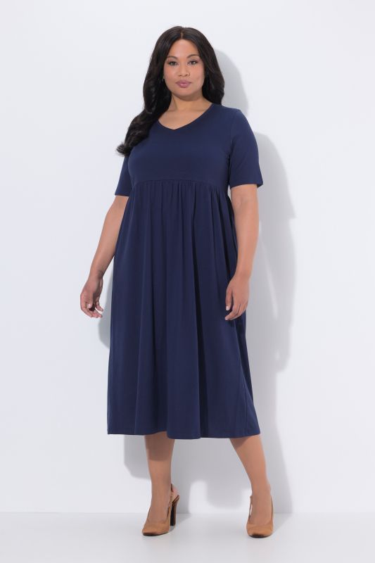 Jersey Empire Waist Short Sleeve Dress