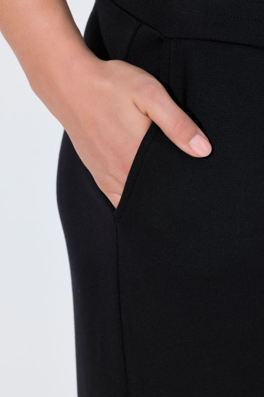 Dressy Elastic Waist Sweatpants