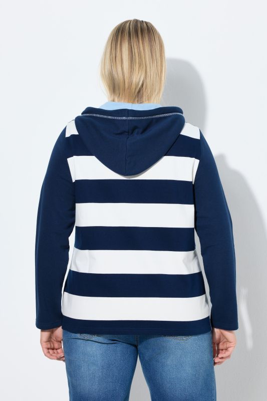 Block Striped Hoodie