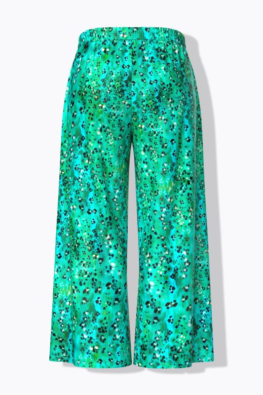 Neon Leopard Print Palazzo Pants
