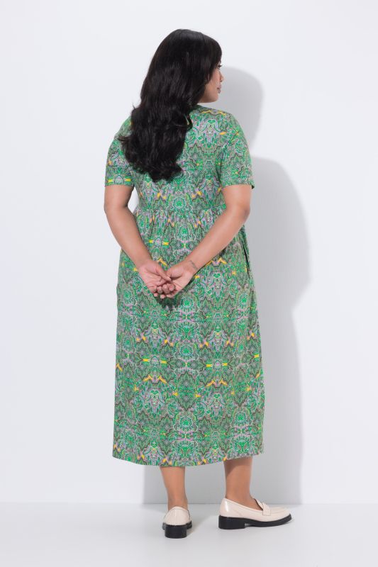 Paisley Kaleidoscope Jersey Pocket Dress