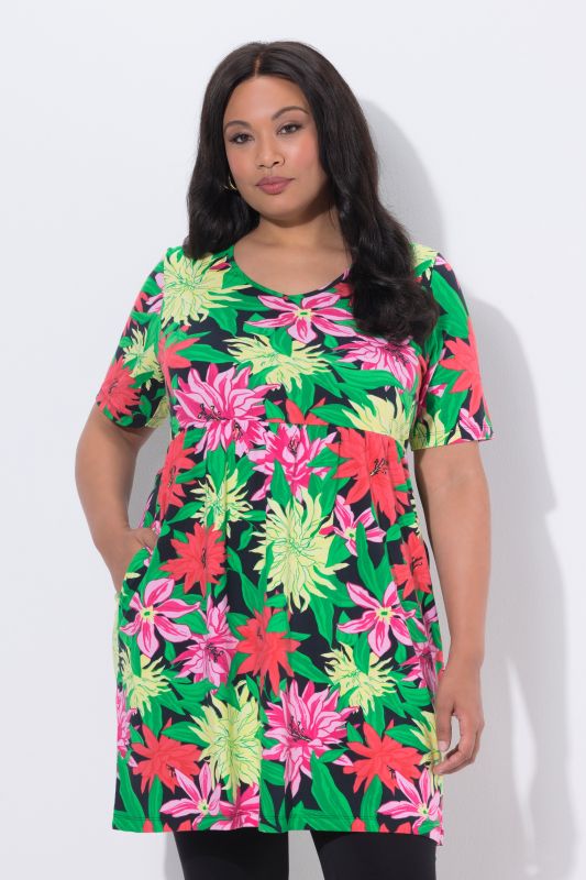 Туника с принт на цветя