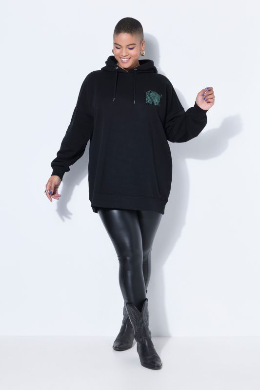 Суитчър с качулка и принт