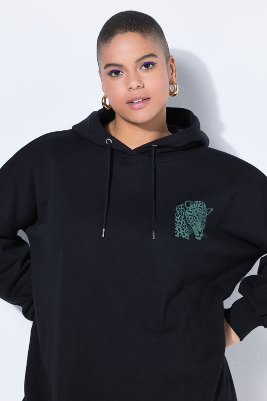 Суитчър с качулка и принт