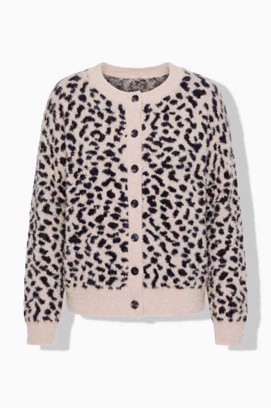 Leopard print cardigan