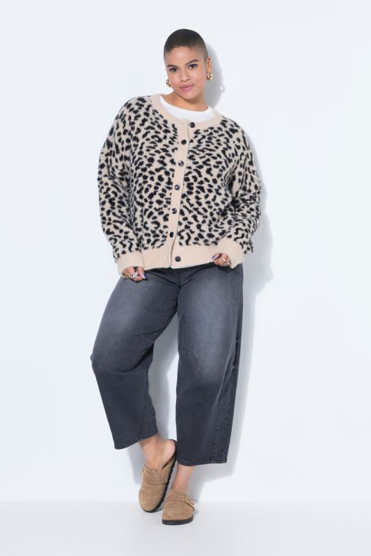 Leopard print cardigan