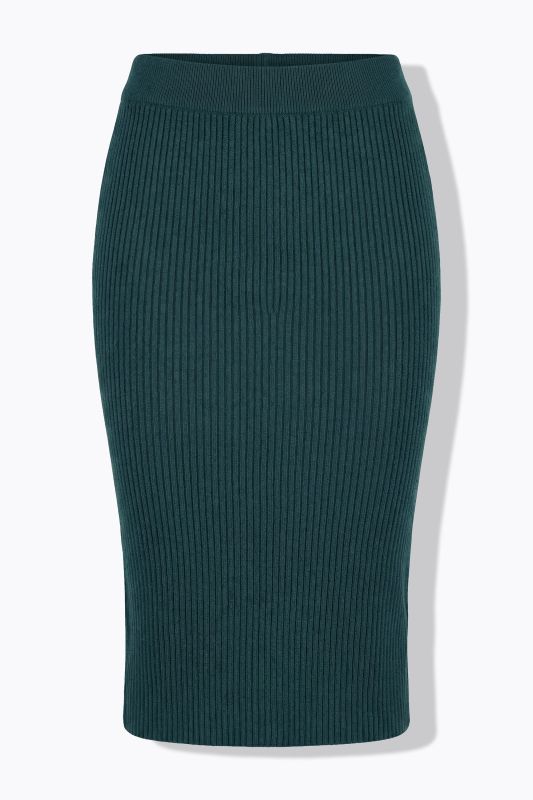 Midi knitted skirt