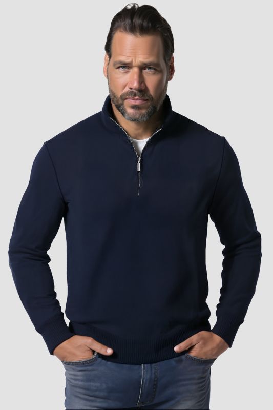 Пуловер с цип