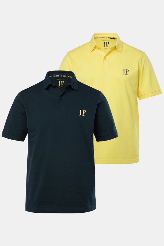 2 Pack of Polo Shirts, combed cotton piqué