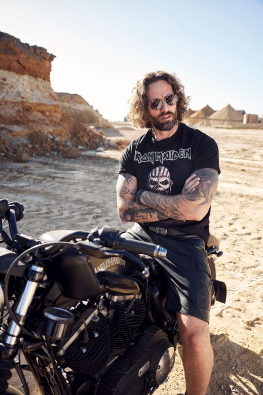 Тениска с принт Iron Maiden