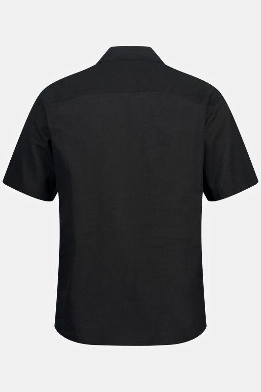 Риза ленена с къс ръкав