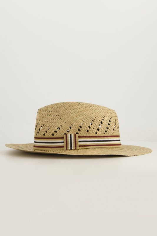 Straw hat, woven