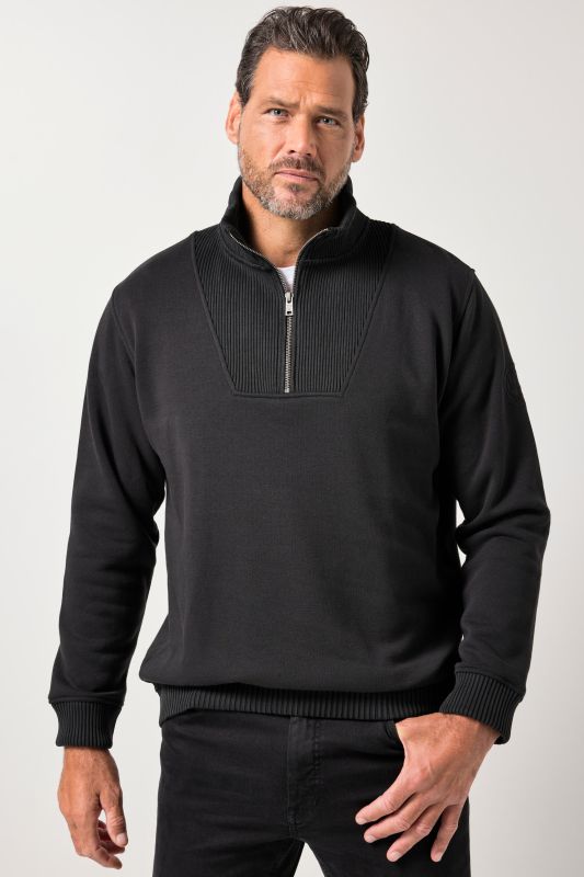 Half-zip sweatshirt
