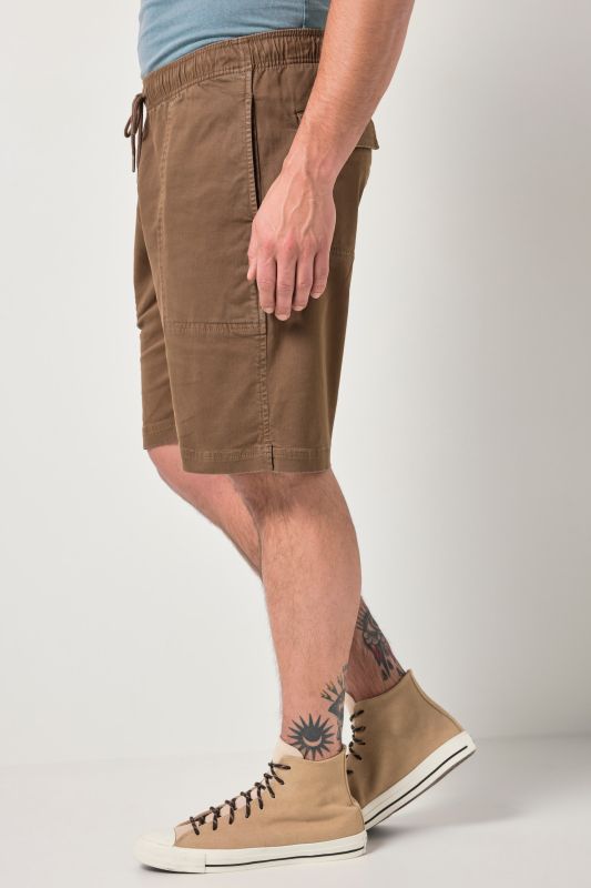 Slip-on Bermuda shorts