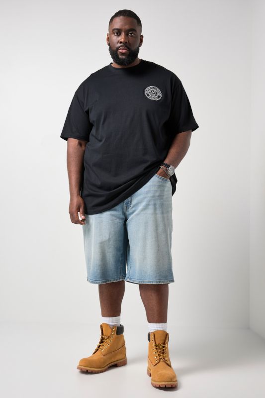 Тениска разкроена с щампи