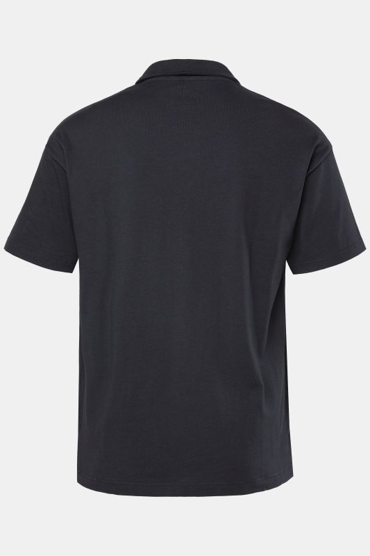 Тениска овърсайз с частично закопчаване