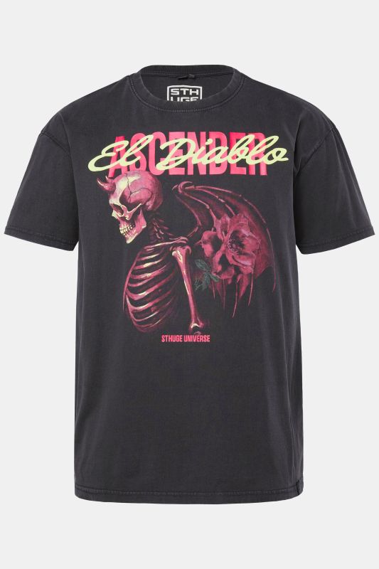 Тениска със светещ принт