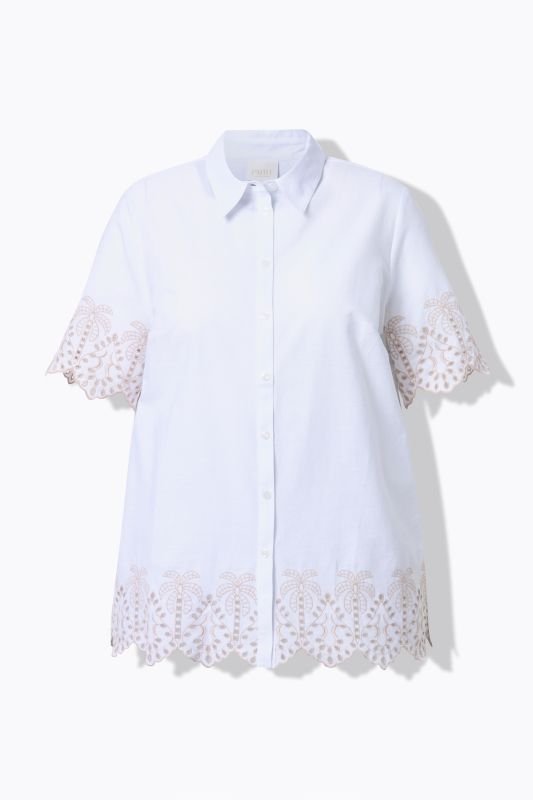 Риза с палмов принт