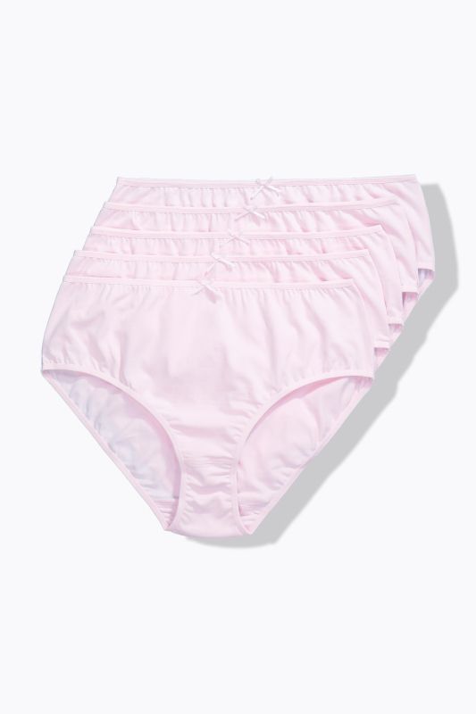 5 Pack of Stretch Cotton Panties - Solid