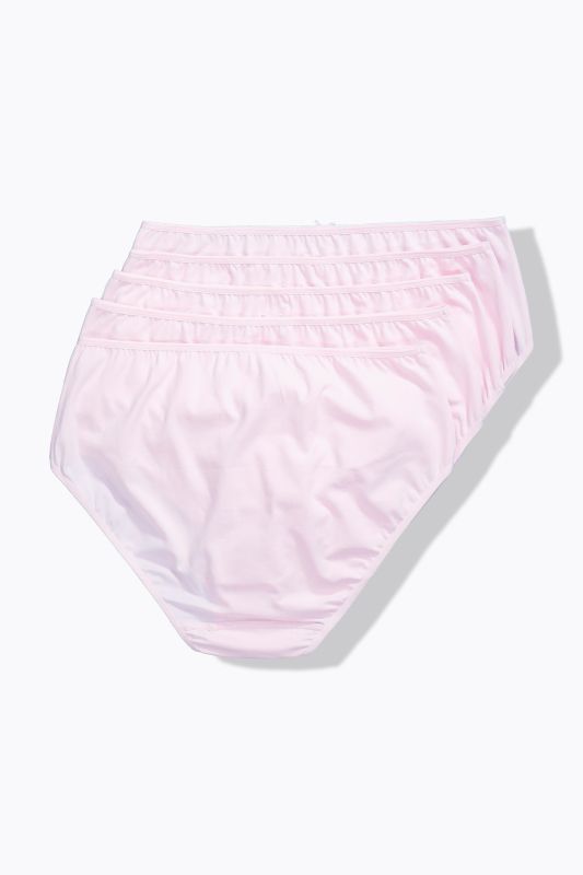 5 Pack of Stretch Cotton Panties - Solid