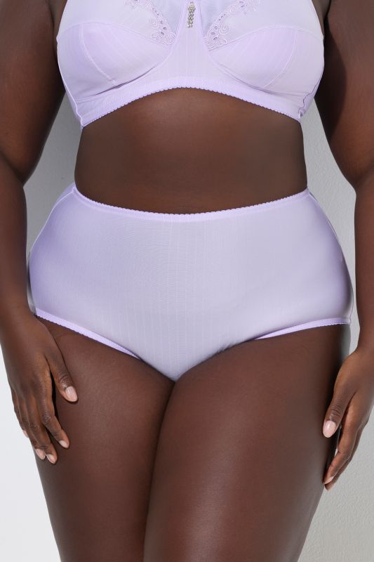 2 Pack of Stretch Microfiber Brief Panties - Pinstripe