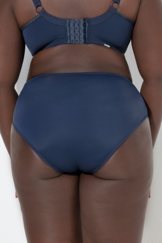 Satin Trim Stretch Microfiber Panty