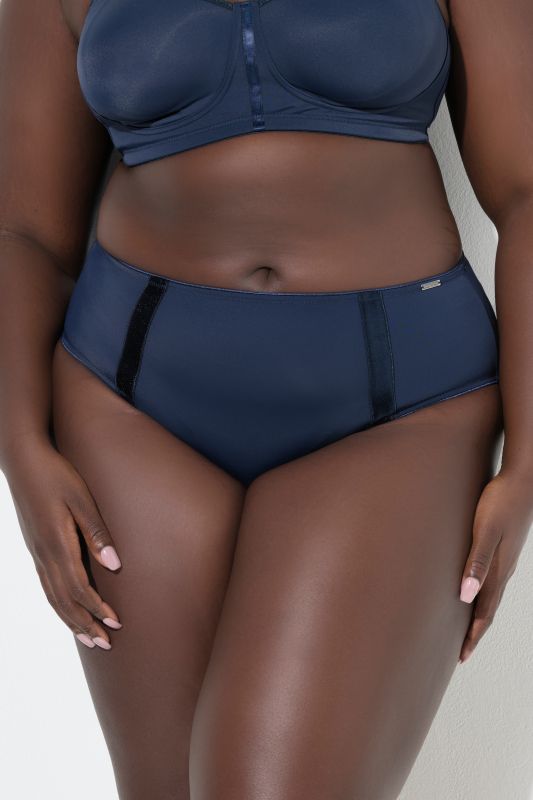 Satin Trim Stretch Microfiber Panty