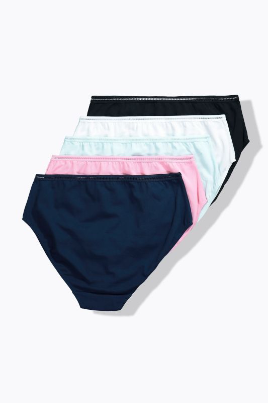 5 Pack of Panties- Openwork Detail