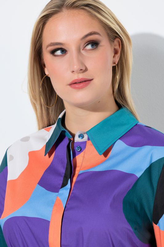 Pastel Clouds Shirt Dress