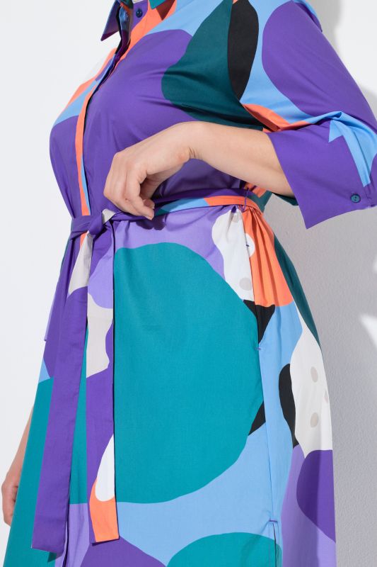 Pastel Clouds Shirt Dress